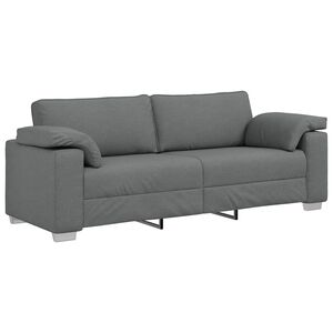 vidaXL Sofa Dark Grey 86.22 x 30.31 x 32.28 in Fabric