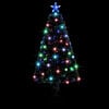 vidaXL Artificial Christmas Tree Green Fiberglass 47.2 in
