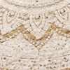 vidaXL Area Rug Brown and white 100% Jute 94.5 in Reversible Area Rug