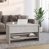 vidaXL Coffee Table Concrete Grey Engineered Wood Medium Coffee Table