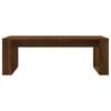 vidaXL Coffee Table Brown Oak Engineered Wood 40.2 x 19.7 x 13.8 in