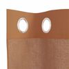 vidaXL Voile Curtains with Grommets 2 pcs Terracotta
