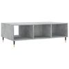 vidaXL Coffee Table Concrete Grey Engineered Wood, Iron Medium