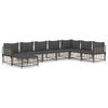 vidaXL Garden Lounge Set Anthracite