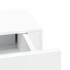 vidaXL Wall-mounted Drawer Shelves 2 pcs White 60x23,5x3.9 " MDF
