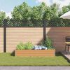vidaXL Garden Raised Bed Rusty Corten Steel Large Decorative Inlays