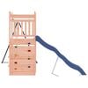 vidaXL Outdoor Playset Wood Brown, Blue Solid Douglas wood, Polypropylene