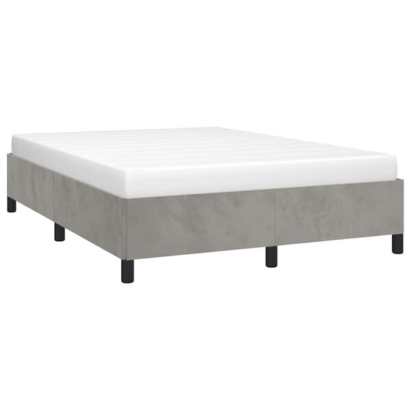 vidaXL Bed Frame Light Gray
