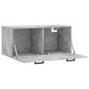 vidaXL Wall Cabinet Concrete Grey Engineered wood Medium Wall Cabinet
