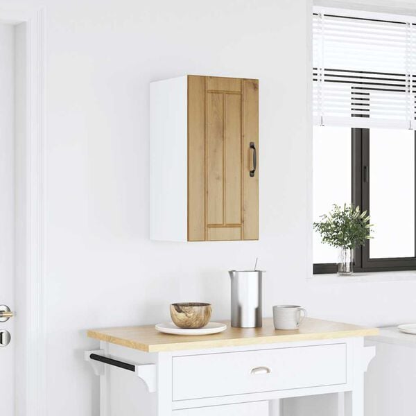 vidaXL Kitchen Wall Cabinet Artisan Oak Engineered Wood Medium