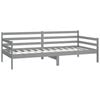 vidaXL Day Bed Grey Solid pine wood Twin