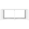 vidaXL Coffee Table White Engineered Wood 39.4x19.7x14.2 in Coffee Table