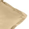 vidaXL Garden Bench Cushion Melange beige 100% polyester 39.4 x 19.7 in