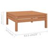 vidaXL Garden Lounge Set Honey brown Solid pinewood Large Modular