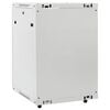 vidaXL 15U Network Cabinet with Swivel Feet 19" IP20 23.6"x17.7"x33.9"