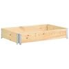 vidaXL Pallet Collar 31.5"x47.2" Solid Pine Wood