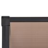 vidaXL Door Canopy Black Polycarbonate 94.1 x 35.4 in Strong