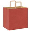vidaXL Paper Bags 50 pcs with Handles Red 26x17x25 cm