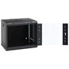 vidaXL 9U Wall Mounted Network Cabinet 19" IP20 20.9x15.7x17.7"