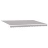 vidaXL Retractable Awning Light Grey 196.85" x 118.11