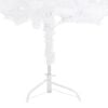 vidaXL Artificial Christmas Tree White PVC, Steel 94.5 in height