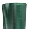 vidaXL Double-Sided Patio Fence 35.4x157.5" Green