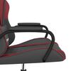 vidaXL Gaming Chair Black and Wine Red Faux Leather