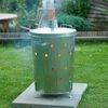 Nature Garden Incinerator Galvanized Steel Medium Durable