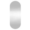 vidaXL Wall Mirror Transparent Glass 7.9 x 19.7 in Wall mounting