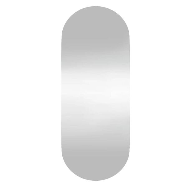 vidaXL Wall Mirror Transparent Glass 7.9 x 19.7 in Wall mounting