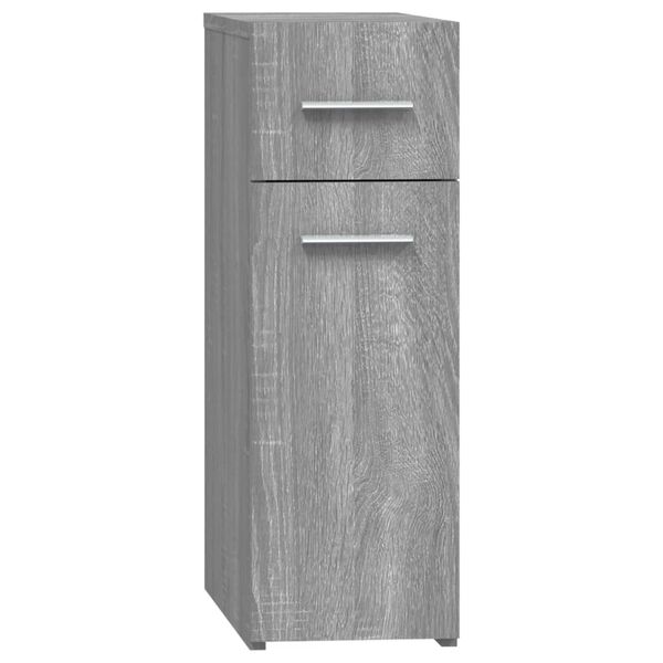 vidaXL Apothecary Cabinet Grey Sonoma Engineered wood Single