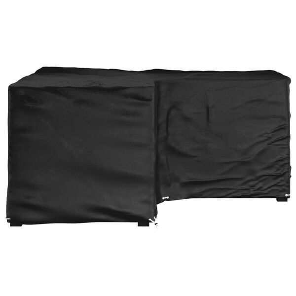 vidaXL Garden Furniture Cover Black Polyethylene