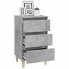 vidaXL Bedside Cabinet Concrete Grey Engineered Wood Medium