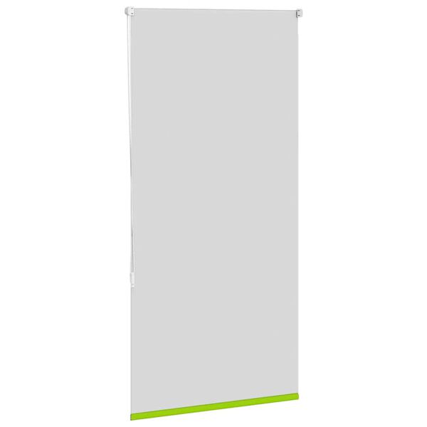 vidaXL Roller Blind Leaves Green 100% Polyester 31.5 x 51.2 in Durable