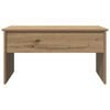 vidaXL Coffee Table Artisan oak Engineered wood Medium