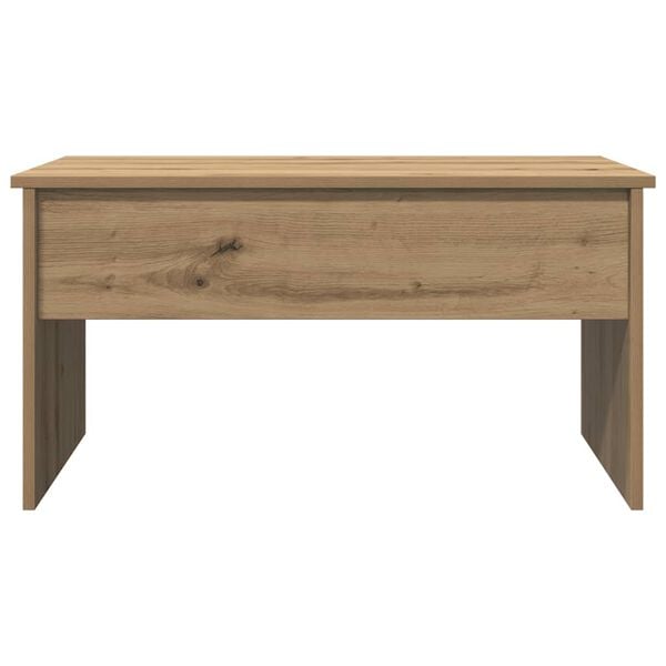 vidaXL Coffee Table Artisan oak Engineered wood Medium
