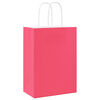 vidaXL Paper Bags 50 pcs with Handles Pink 5.9x3.1x8.3"