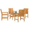 vidaXL Garden Lounge Set Brown Solid Acacia wood