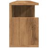 vidaXL Wall Cabinet Artisan oak Engineered wood Large Wall mounting