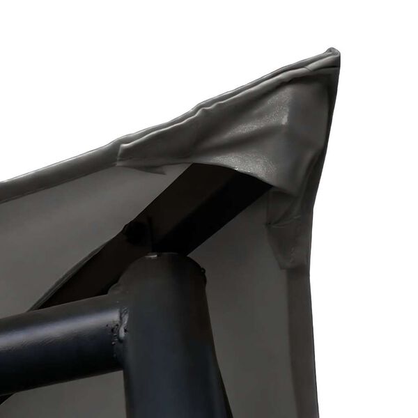 vidaXL Gazebo Anthracite Steel Large Foldable Gazebo Square