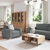 vidaXL Sofa 3 pcs Dark Grey 86.61 x 31.50 x 33.07 in