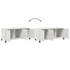vidaXL TV Cabinet White Cold-rolled Steel Medium TV Cabinet