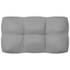 vidaXL Pallet Sofa Cushion Set of 7 Grey 100% polyester Extra Thick