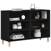 vidaXL Sideboard Black Oak 40.75 x 13.78 x 27.56 in Engineered Wood