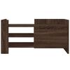 vidaXL TV Cabinet Brown Oak Engineered Wood 31.5 x 13.8 x 15.7 in