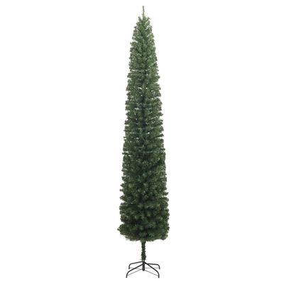 vidaXL Slim Christmas Tree 300 LEDs & Ball Set 106.3"