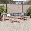 vidaXL Garden Sofa Set Reddish-brown Solid Douglas Fir wood