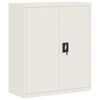 vidaXL File Cabinet White 35.4x15.7x57.1" Steel
