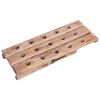 vidaXL Wine Rack for 15 Bottles 10.2"x19.7"x27.6" Solid Mahogany Wood