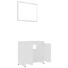vidaXL Bathroom Furniture Set White Engineered Wood Medium